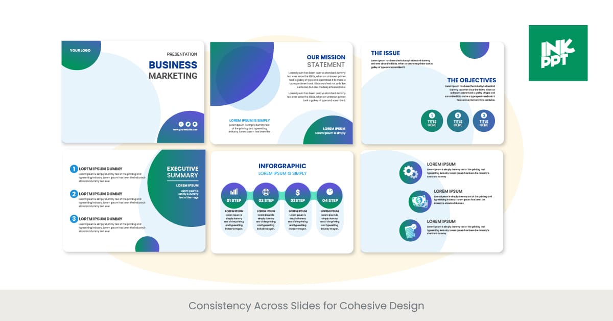 Consistency Across Slides for Cohesive Design
