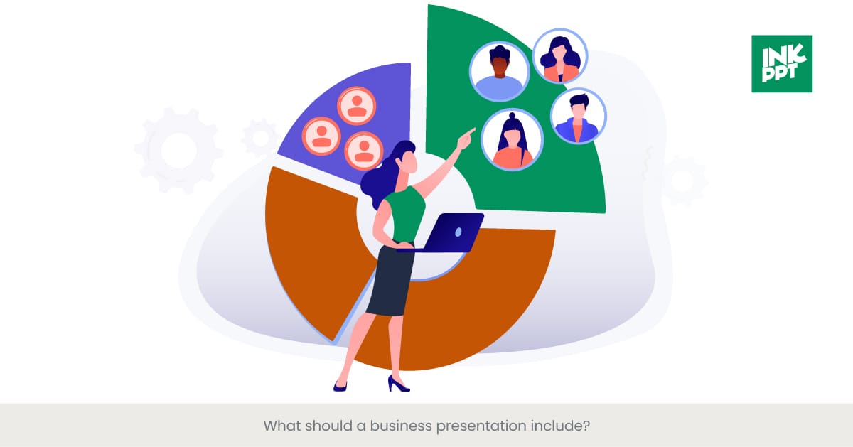What should a business presentation include?