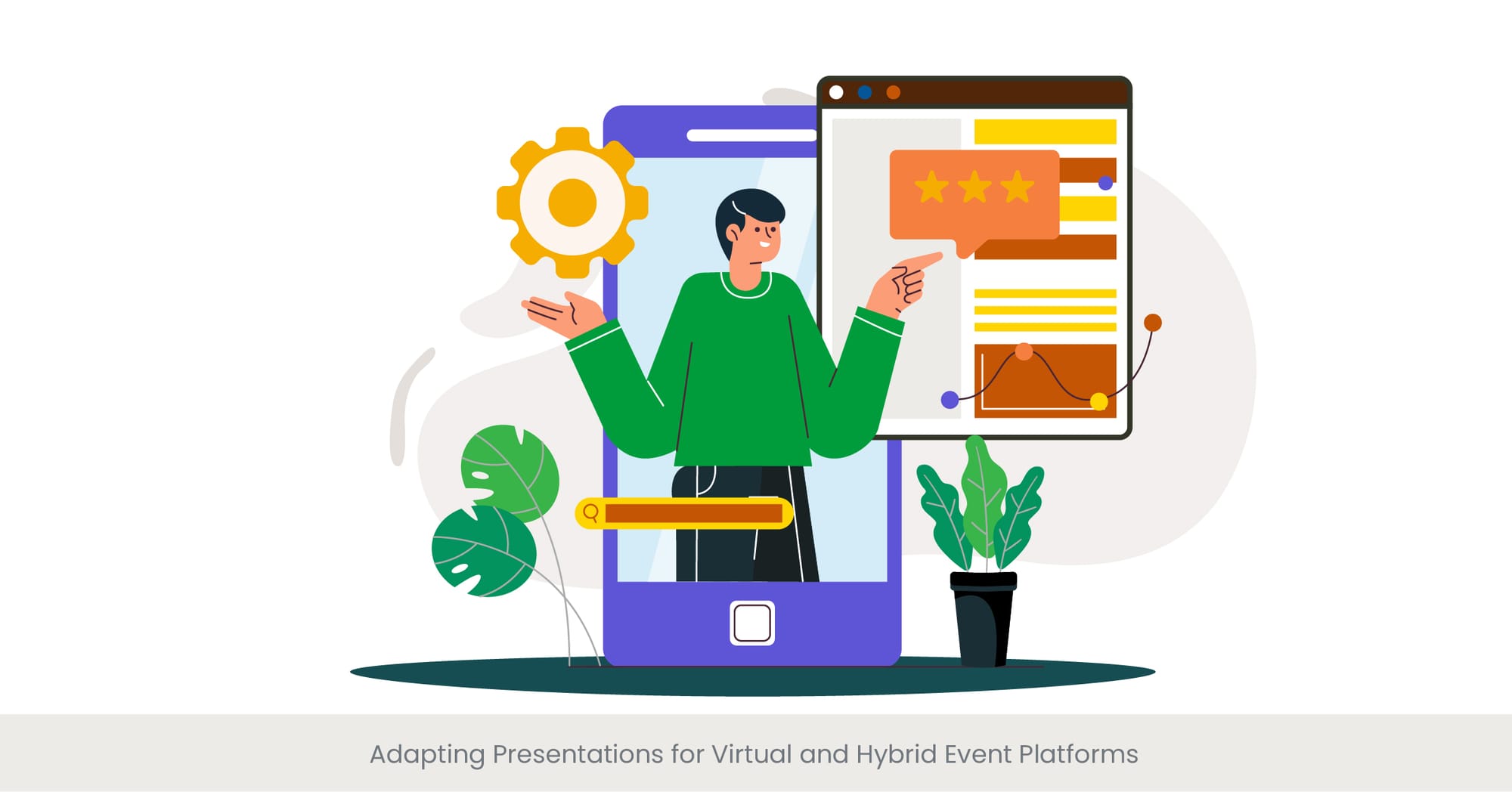 Adapting Presentations for Virtual and Hybrid Event Platforms