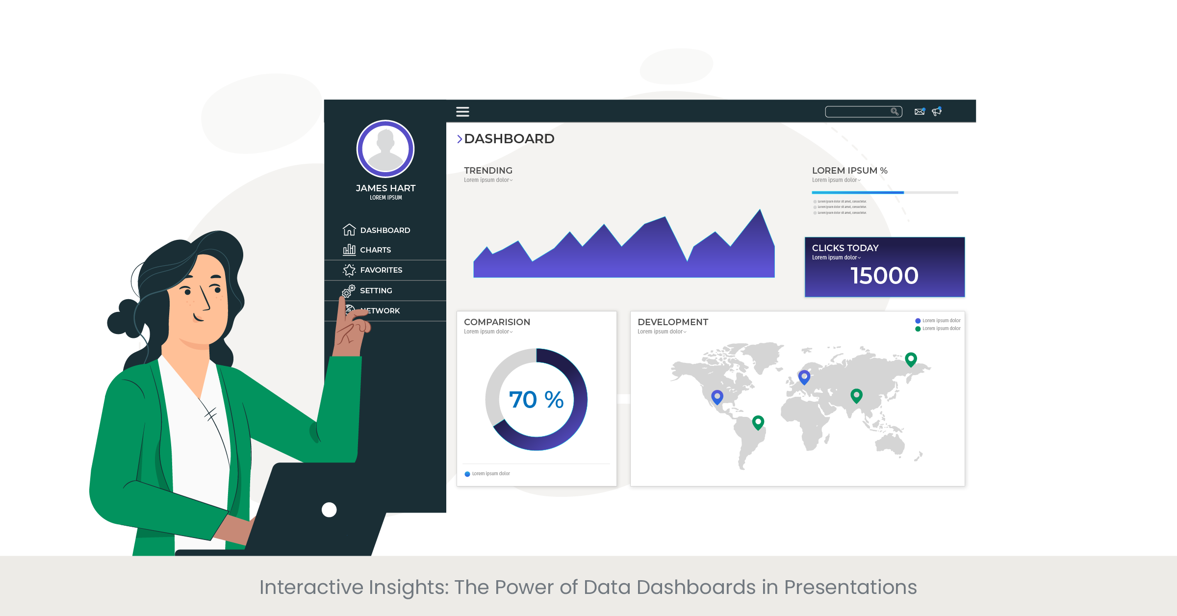 presentation using charts and graphs